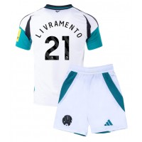 Maglia Calcio Newcastle United Tino Livramento #21 Terza Divisa Bambino 2024-25 Manica Corta (+ pantaloncini)